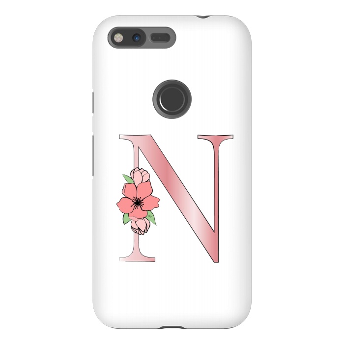 Pixel XL StrongFit Monogram Letter N by Martina