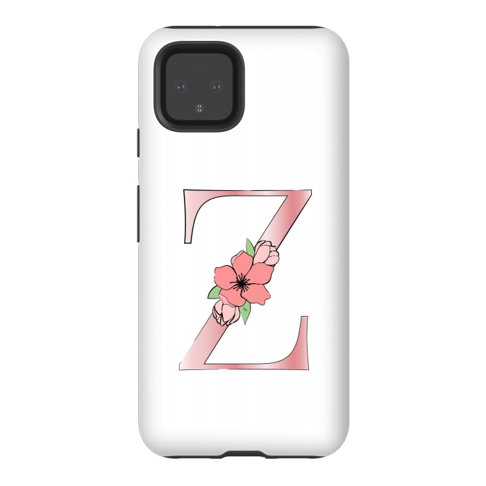 Pixel 4 StrongFit Monogram Letter Z by Martina