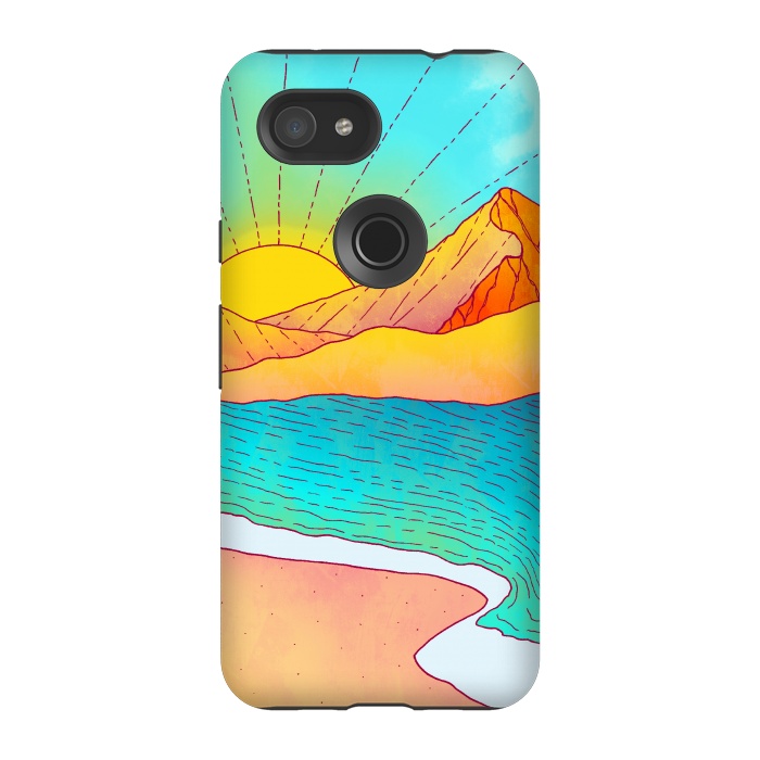 Pixel 3A StrongFit I wish to be by the sea by Steve Wade (Swade)