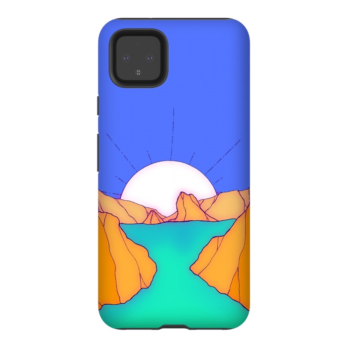 Pixel 4XL StrongFit A calm sea lake by Steve Wade (Swade)