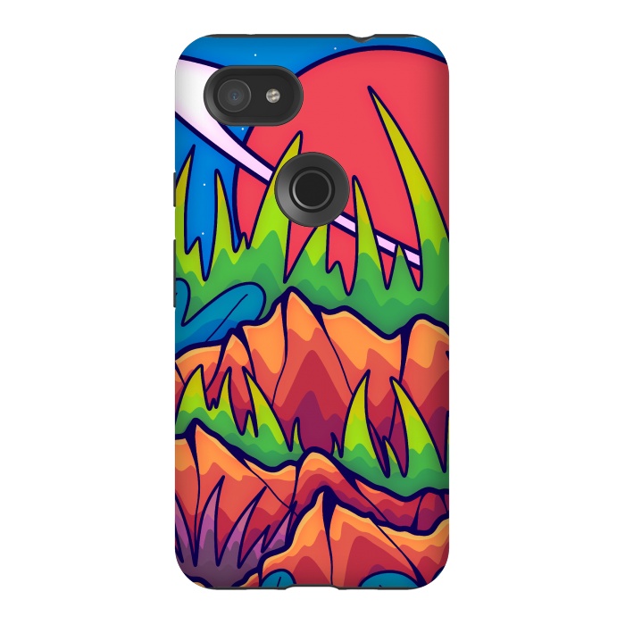 Pixel 3AXL StrongFit A tropical space world by Steve Wade (Swade)