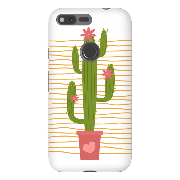 Pixel XL StrongFit Happy Cactus by Martina