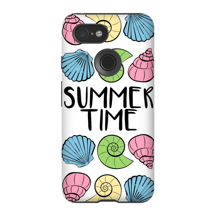 Pixel 3 StrongFit Summer Time Shells by Martina