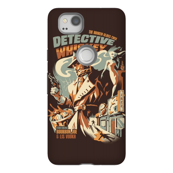 Pixel 2 StrongFit Detective Whiskey by Ilustrata