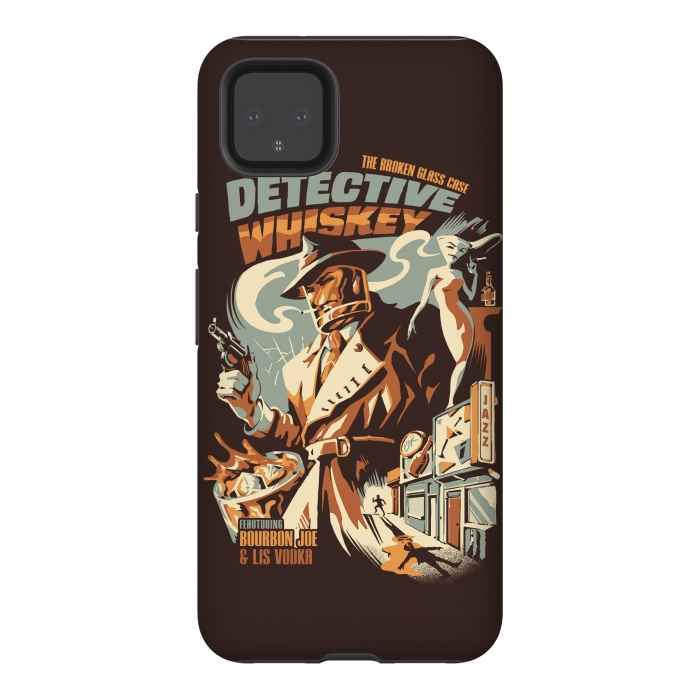 Pixel 4XL StrongFit Detective Whiskey by Ilustrata