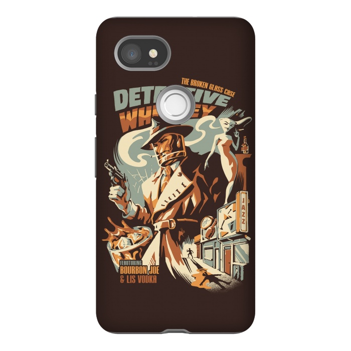 Pixel 2XL StrongFit Detective Whiskey by Ilustrata