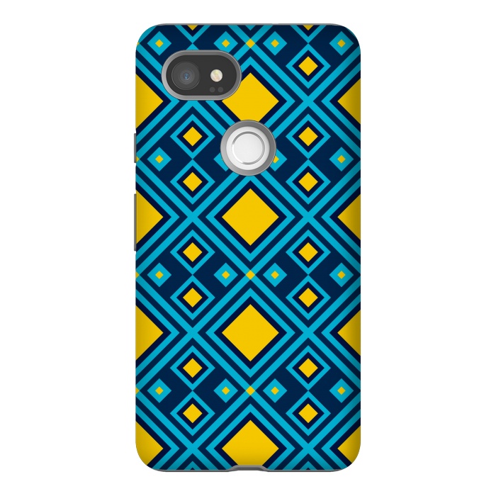 Pixel 2XL StrongFit Geometric Abstract Diamond by TMSarts