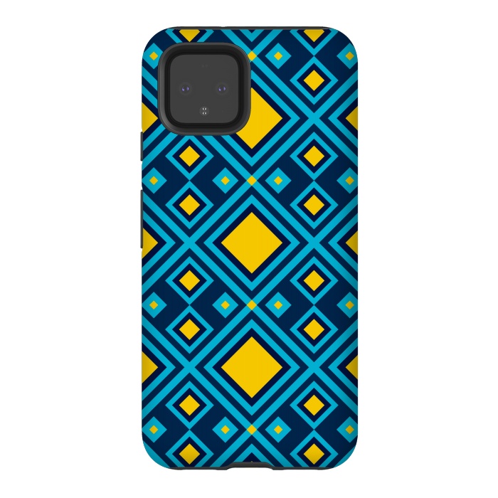 Pixel 4 StrongFit Geometric Abstract Diamond by TMSarts