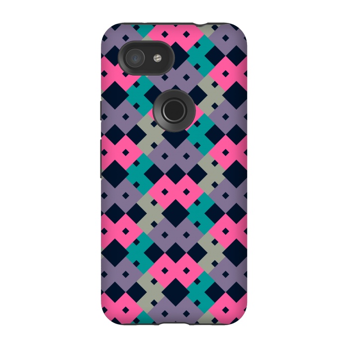 Pixel 3A StrongFit Geo Repeat Diamond by TMSarts
