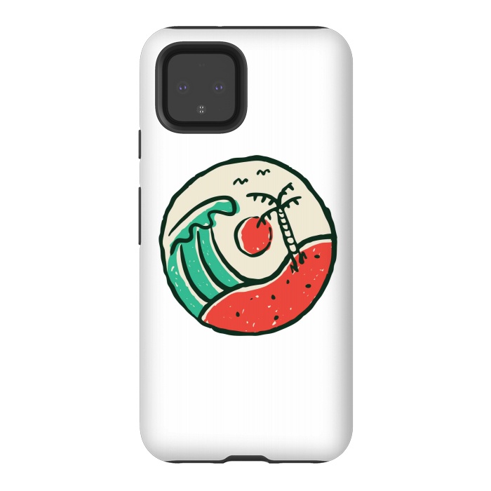 Pixel 4 StrongFit Big Wave by Afif Quilimo