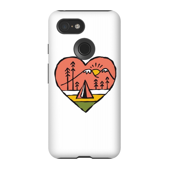 Pixel 3 StrongFit Camping in Love 1 by Afif Quilimo