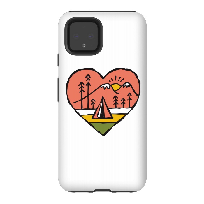 Pixel 4 StrongFit Camping in Love 1 by Afif Quilimo