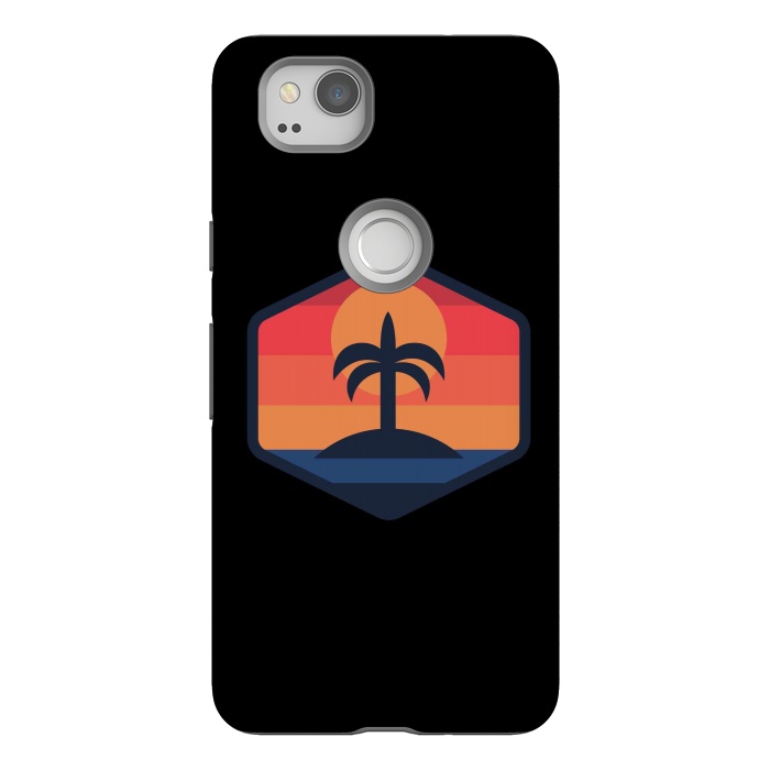 Pixel 2 StrongFit Sunset Beach Island by Afif Quilimo