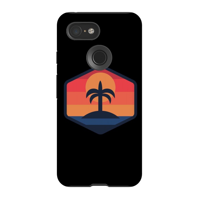 Pixel 3 StrongFit Sunset Beach Island by Afif Quilimo