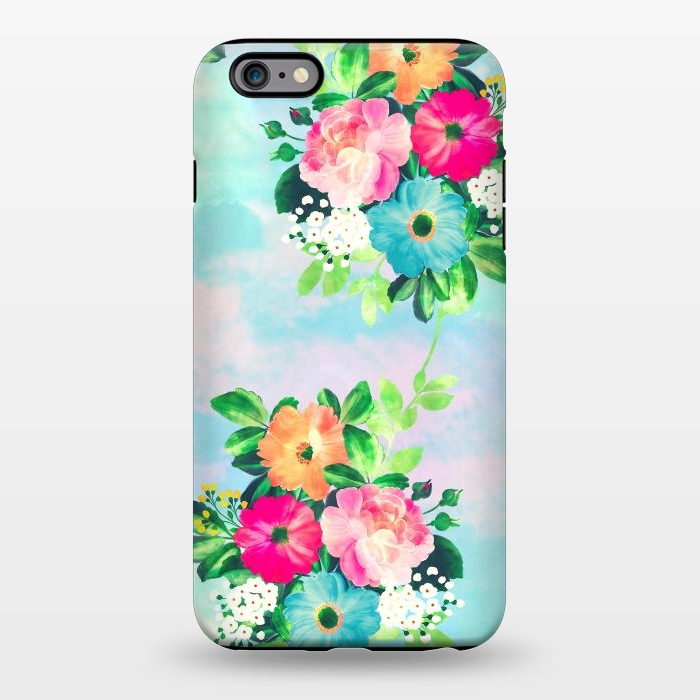 iPhone 6/6s plus StrongFit Girly Vintage Roses Floral Watercolor Paint by InovArts