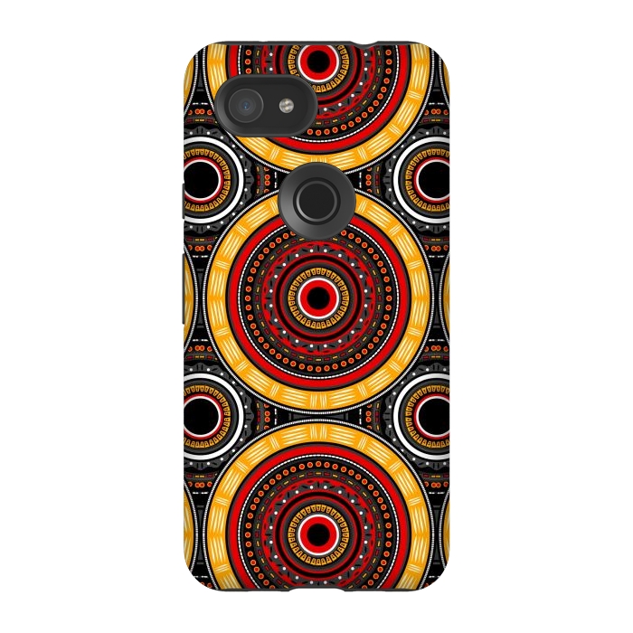 Pixel 3A StrongFit Mandala Tribal by TMSarts