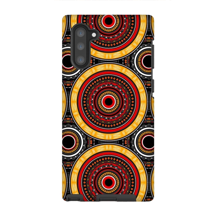 Galaxy Note 10 StrongFit Mandala Tribal by TMSarts