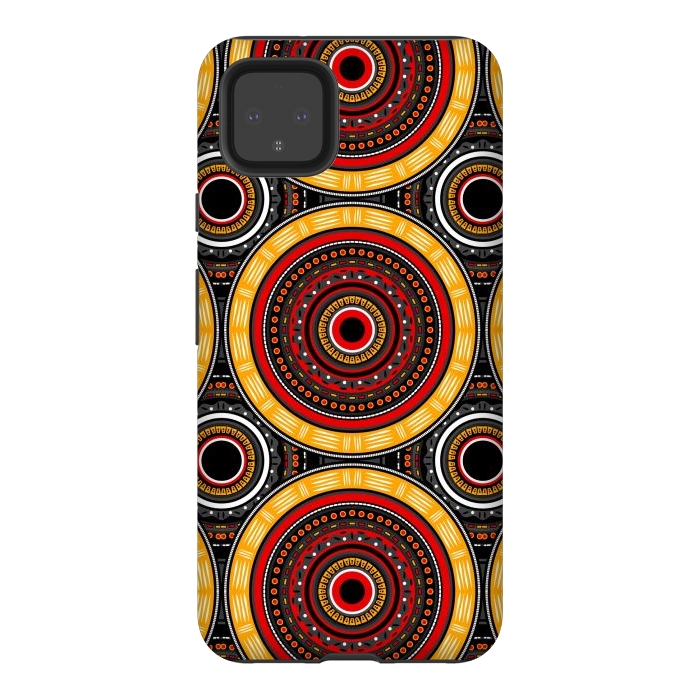 Pixel 4XL StrongFit Mandala Tribal by TMSarts