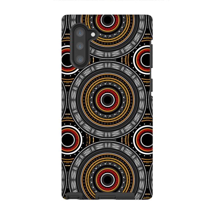 Galaxy Note 10 StrongFit Mandala Tribal Art by TMSarts