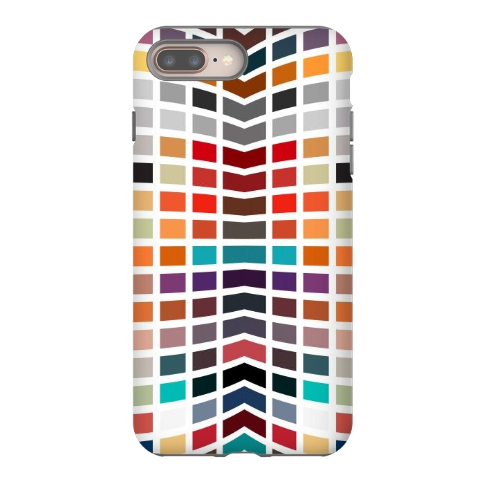 iPhone 7 plus StrongFit Multi Colored by TMSarts