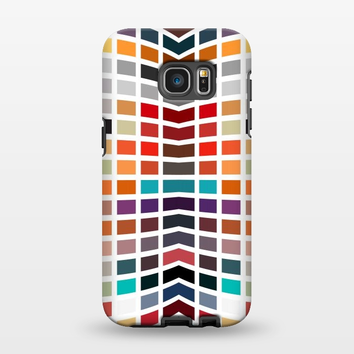 Galaxy S7 EDGE StrongFit Multi Colored by TMSarts