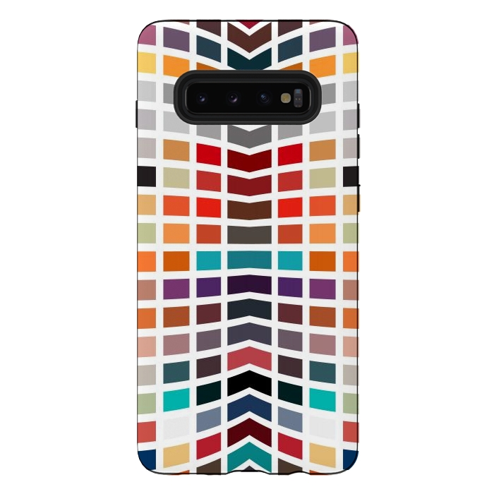 Galaxy S10 plus StrongFit Multi Colored by TMSarts