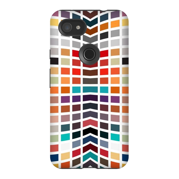 Pixel 3AXL StrongFit Multi Colored by TMSarts