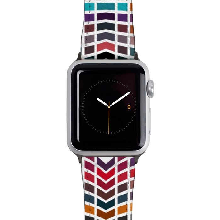 Watch 42mm / 44mm Strap PU leather Multi Colored by TMSarts