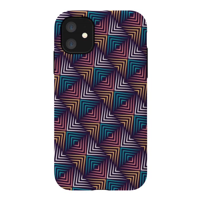iPhone 11 StrongFit Geo Zigzag by TMSarts