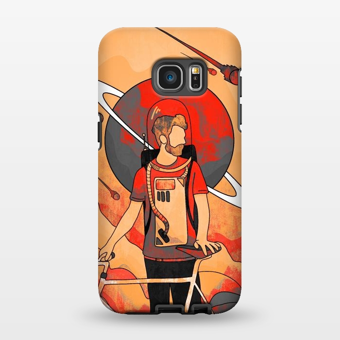 Galaxy S7 EDGE StrongFit A traveller of Mars by Steve Wade (Swade)