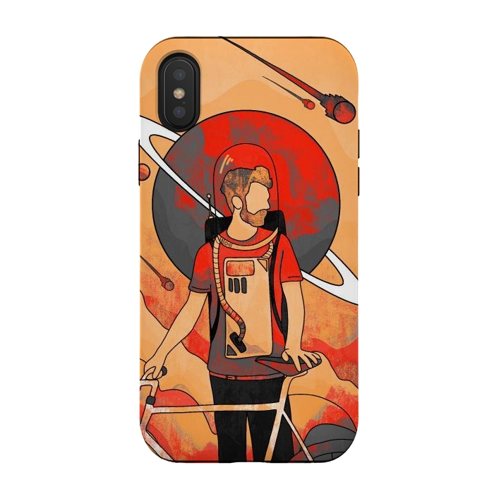 iPhone Xs / X StrongFit A traveller of Mars by Steve Wade (Swade)