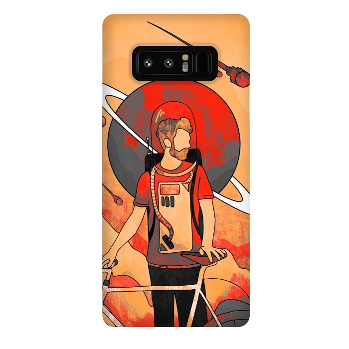 Galaxy Note 8 StrongFit A traveller of Mars by Steve Wade (Swade)