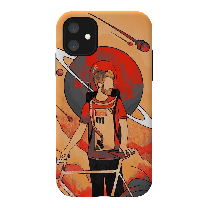 iPhone 11 StrongFit A traveller of Mars by Steve Wade (Swade)
