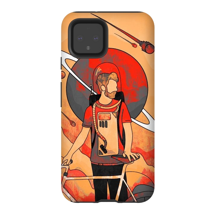 Pixel 4 StrongFit A traveller of Mars by Steve Wade (Swade)
