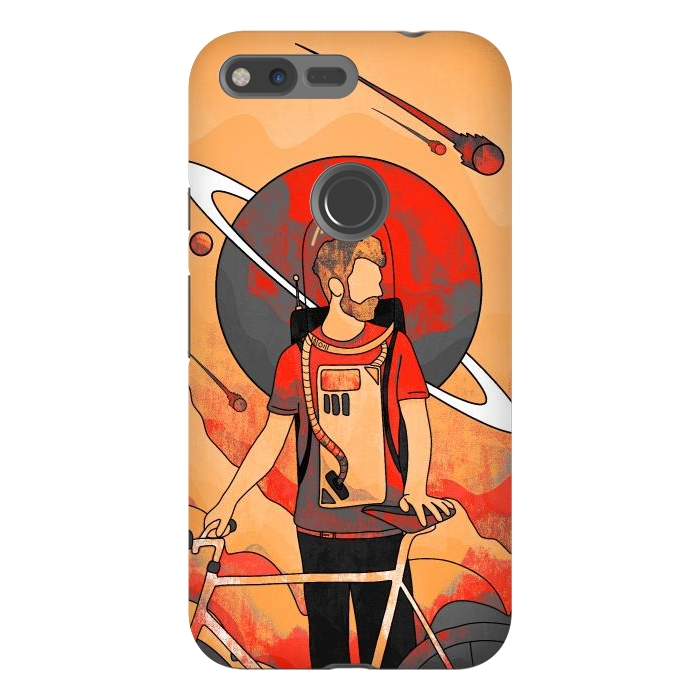 Pixel XL StrongFit A traveller of Mars by Steve Wade (Swade)