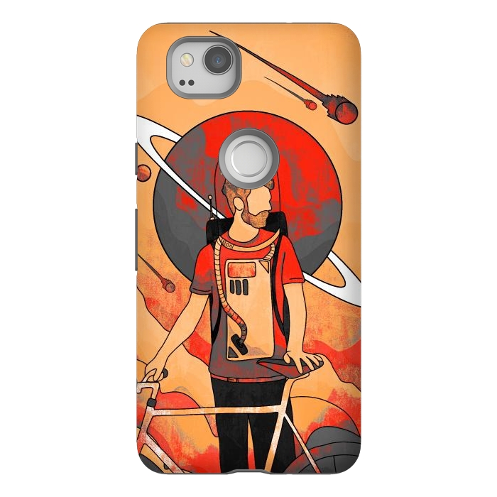 Pixel 2 StrongFit A traveller of Mars by Steve Wade (Swade)