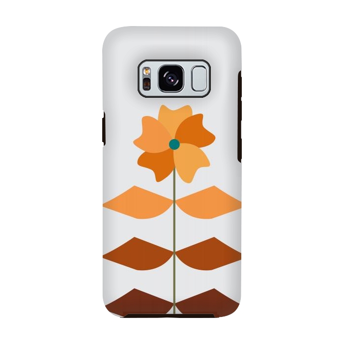 Galaxy S8 StrongFit Geometrical Floral by Creativeaxle
