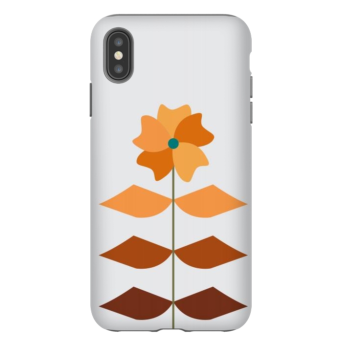 iPhone Xs Max StrongFit Geometrical Floral by Creativeaxle