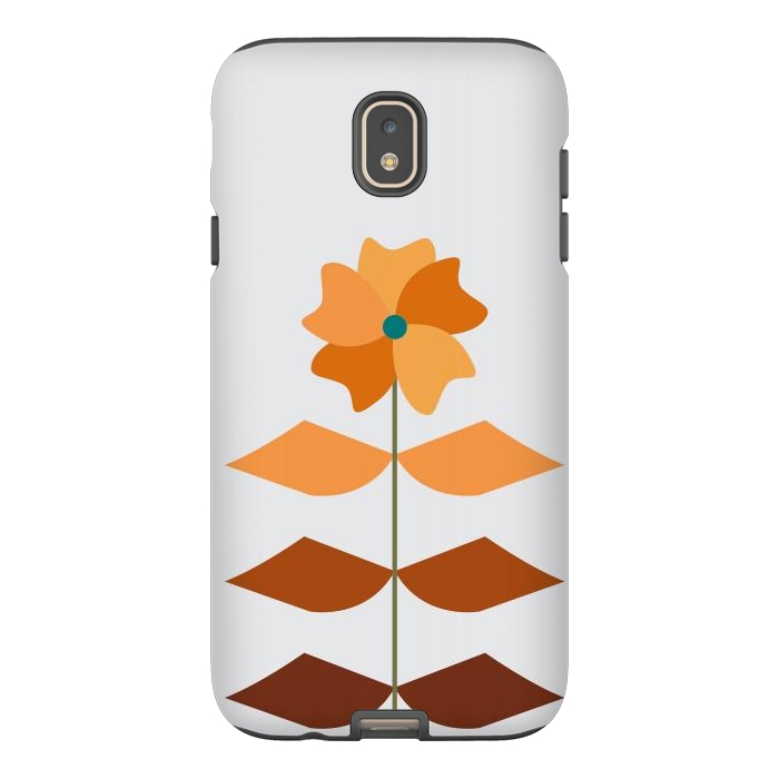 Galaxy J7 StrongFit Geometrical Floral by Creativeaxle