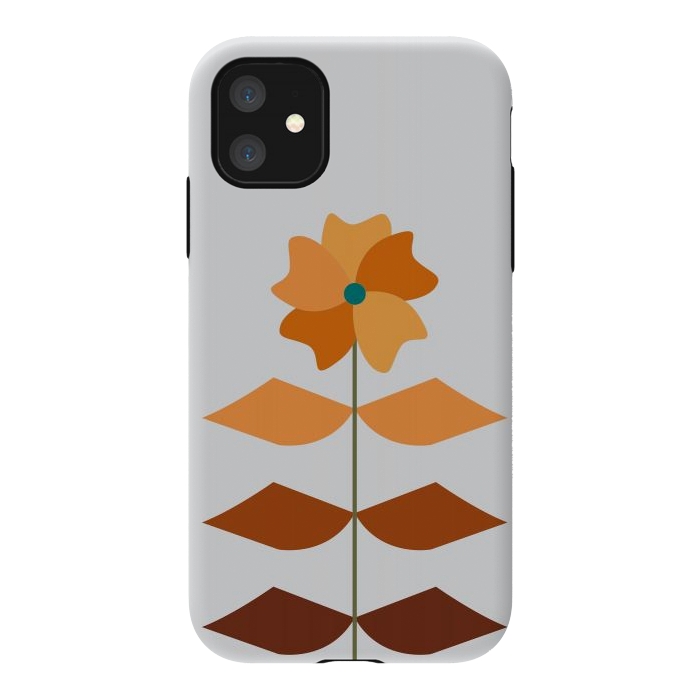 iPhone 11 StrongFit Geometrical Floral by Creativeaxle