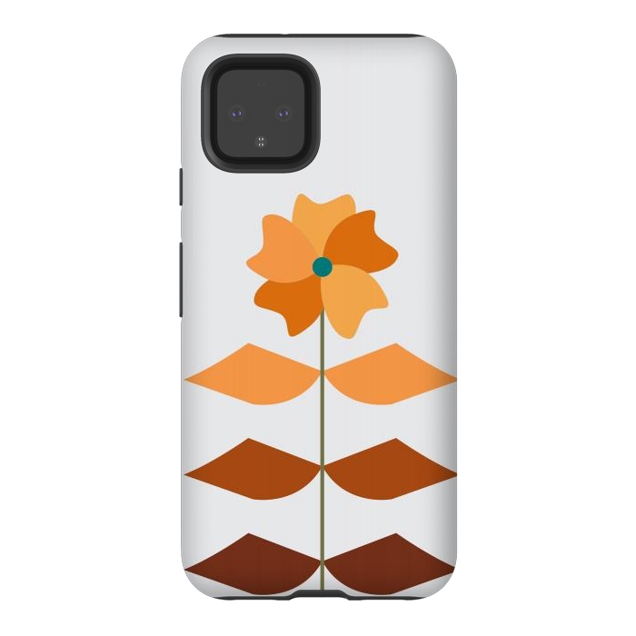 Pixel 4 StrongFit Geometrical Floral by Creativeaxle