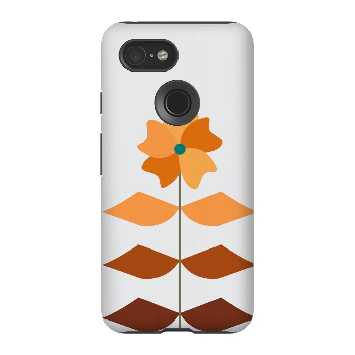 Pixel 3 StrongFit Geometrical Floral by Creativeaxle