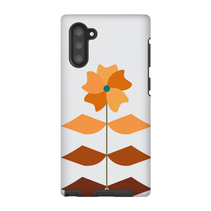 Galaxy Note 10 StrongFit Geometrical Floral by Creativeaxle