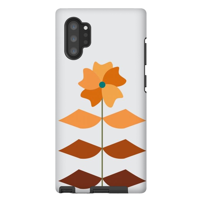Galaxy Note 10 plus StrongFit Geometrical Floral by Creativeaxle