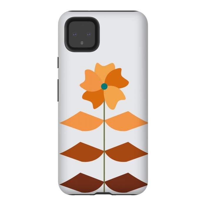 Pixel 4XL StrongFit Geometrical Floral by Creativeaxle