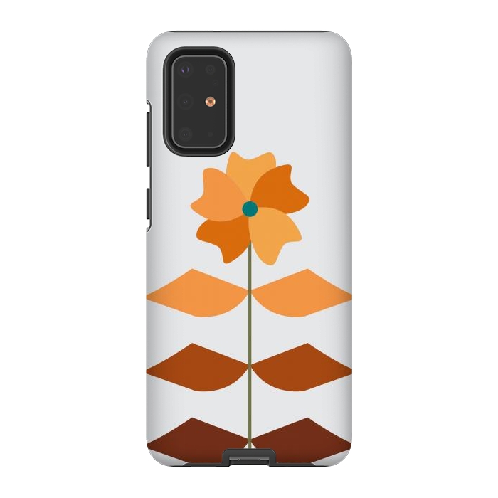 Galaxy S20 Plus StrongFit Geometrical Floral by Creativeaxle