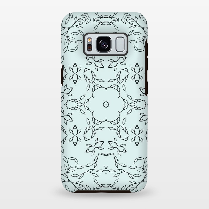Galaxy S8 plus StrongFit Creeper Kaleidoscope Mandala by Creativeaxle