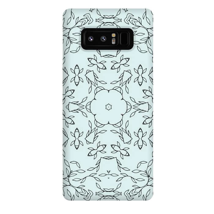 Galaxy Note 8 StrongFit Creeper Kaleidoscope Mandala by Creativeaxle