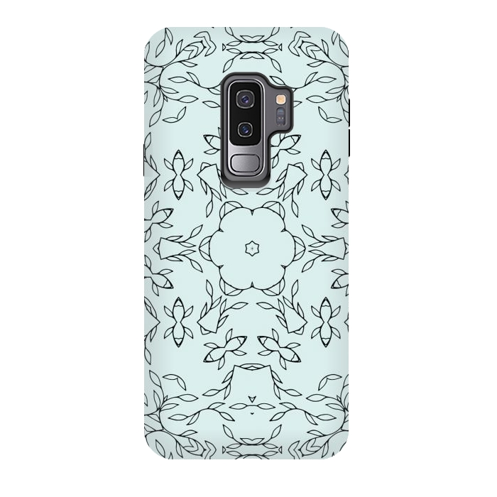 Galaxy S9 plus StrongFit Creeper Kaleidoscope Mandala by Creativeaxle