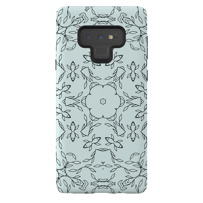 Galaxy Note 9 StrongFit Creeper Kaleidoscope Mandala by Creativeaxle